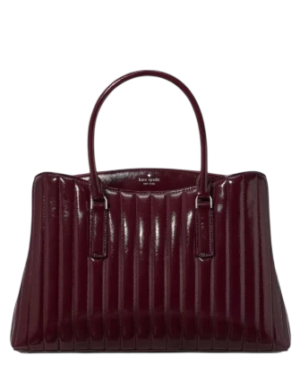 Kate Spade New York Thompson Street Shiny Quilted Satchel Bag