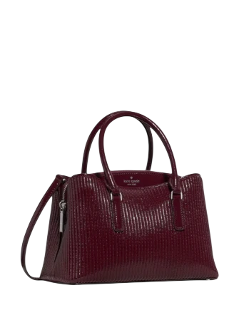 Kate Spade New York Thompson Street Shiny Quilted Small Satchel Bag - Image 2