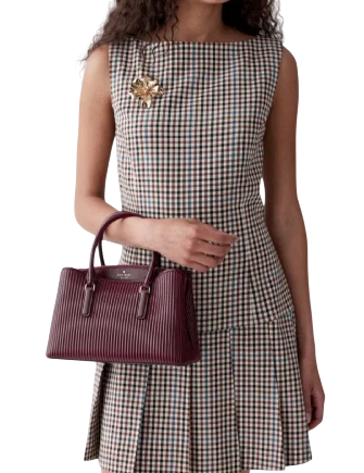 Kate Spade New York Thompson Street Shiny Quilted Small Satchel Bag - Image 4