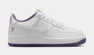 Kobe Air Force 1 Low Forever Summit White Daybreak Grade School Lifestyle Shoes (Summit White/Daybreak)