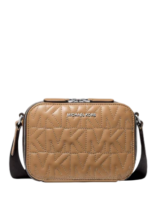 Michael Michael Kors Hudson Logo Embossed Crossbody Bag