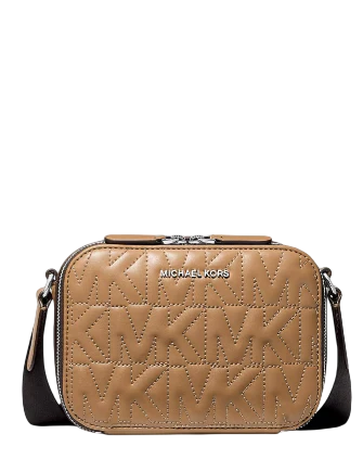 Michael Michael Kors Hudson Logo Embossed Crossbody Bag