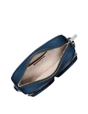Michael Michael Kors Jet Set Leather Medium Crossbody Bag with Case for Apple Airpods Pro - Image 2