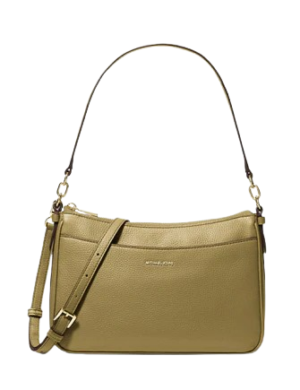 Michael Michael Kors Jet Set Medium Pebbled Leather Convertible Crossbody Bag