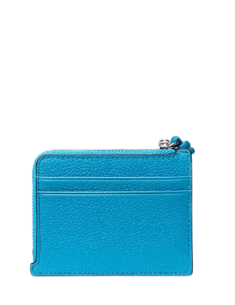 Michael Michael Kors Jet Set Small Pebbled Leather Card Case Wristlet - Image 3