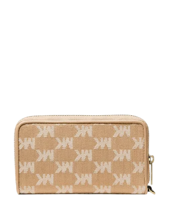Michael Michael Kors Jet Set Travel Large Logo Jacquard Denim Smartphone Wallet - Image 2