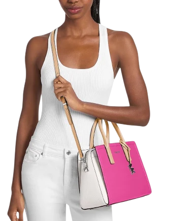 Michael Michael Kors Laila Medium Color-Block Leather Satchel - Image 2