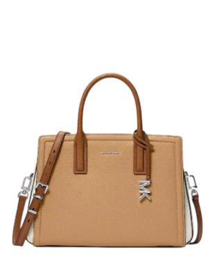 Michael Michael Kors Laila Medium Color-Block Leather Satchel