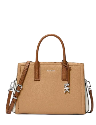 Michael Michael Kors Laila Medium Color-Block Leather Satchel