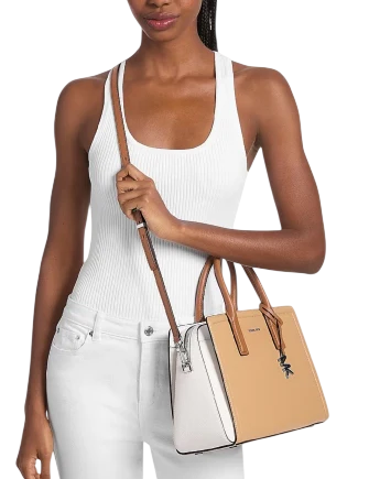 Michael Michael Kors Laila Medium Color-Block Leather Satchel - Image 2
