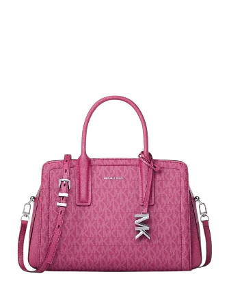 Michael Michael Kors Laila Small Signature Logo Satchel