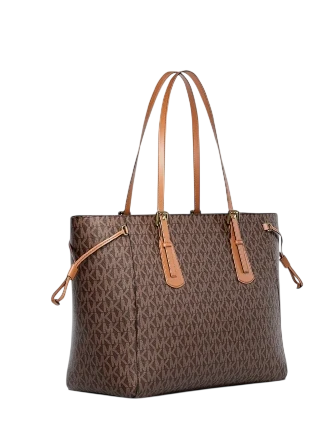 Michael Michael Kors Voyager Large Signature Logo Top-Zip Tote Bag - Image 3