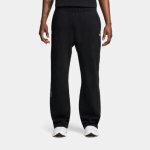 Nocta Fleece CS Open Hem Mens Sweatpants (Black/Black/White)
