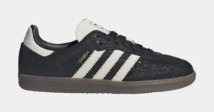 Samba OG Stingray Womens Lifestyle Shoes (Core Black/Cloud White/Gum 5)