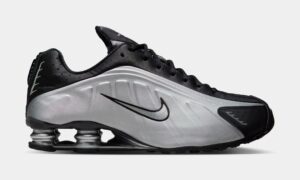 Shox R4 Mens Running Shoes (Metallic Silver/Black/Metallic Silver/Metallic Silver)