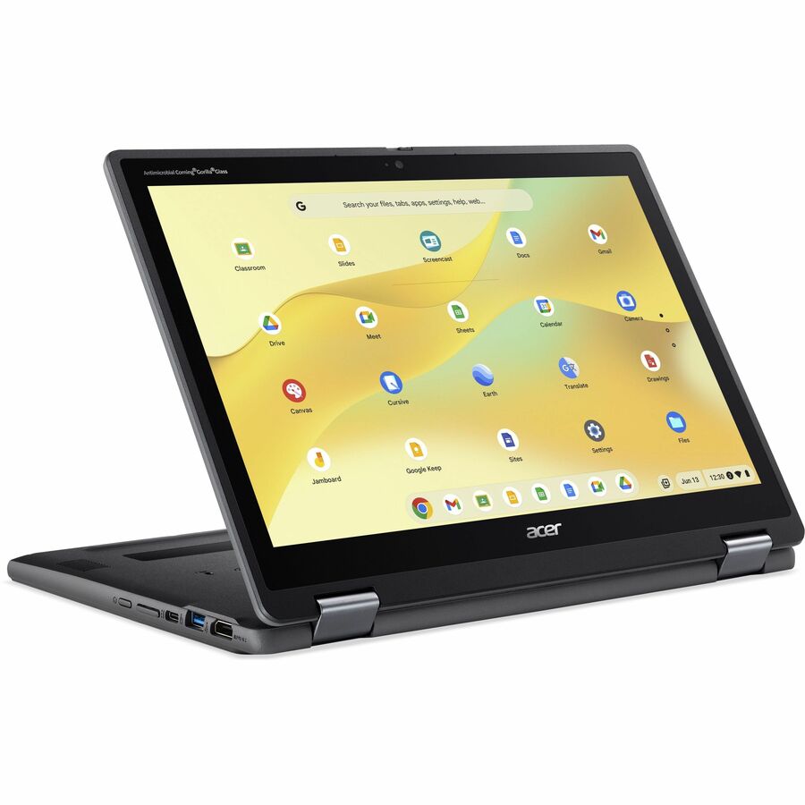 Acer Chromebook Spin 512 R857T R857T-C648 12.2" Touchscreen Convertible 2 in 1 Chromebook - WUXGA - Intel N-Series N150 - 8 GB - 64 GB Flash Memory - English (US) Keyboard - Black NX.JHYAA.001 - Image 6