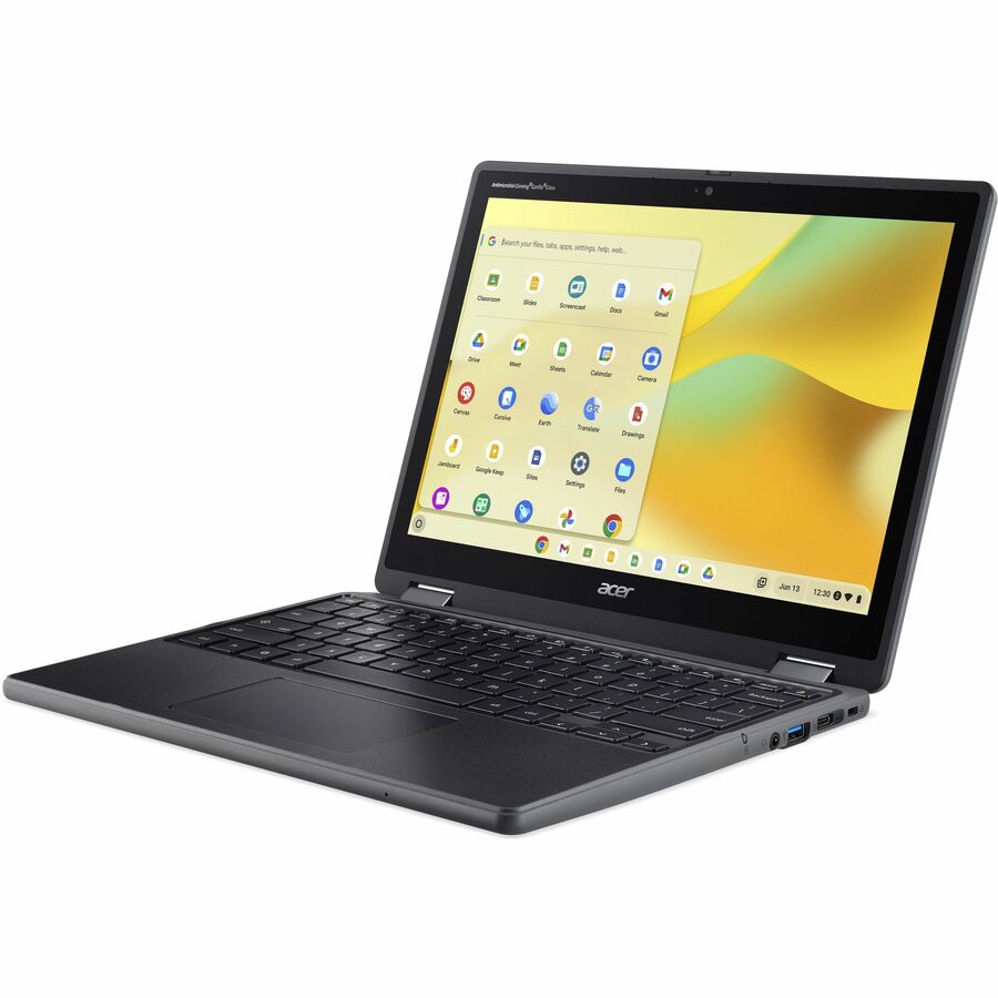 Acer Chromebook Spin 512 R857T R857T-C648 12.2" Touchscreen Convertible 2 in 1 Chromebook - WUXGA - Intel N-Series N150 - 8 GB - 64 GB Flash Memory - English (US) Keyboard - Black NX.JHYAA.001 - Image 9