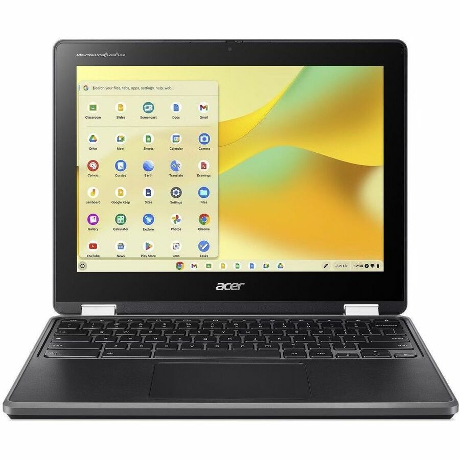 Acer Chromebook Spin 512 R857TN R857TN-P5QA 12.2" Touchscreen Convertible 2 in 1 Chromebook - WUXGA - Intel N250 - 8 GB - 64 GB Flash Memory - English (US) Keyboard - Black NX.JAXAA.002