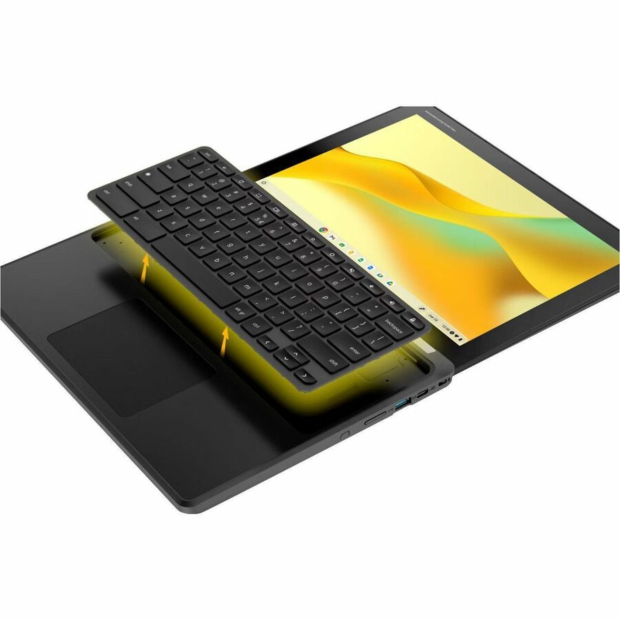 Acer Chromebook Spin 512 R857TN R857TN-P5QA 12.2" Touchscreen Convertible 2 in 1 Chromebook - WUXGA - Intel N250 - 8 GB - 64 GB Flash Memory - English (US) Keyboard - Black NX.JAXAA.002 - Image 3