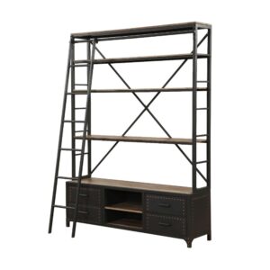 Actaki 83"H x 64"W Industrial Etagere
