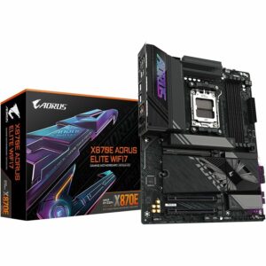 Aorus Ultra Durable X870E AORUS ELITE WIFI7 Gaming Desktop Motherboard - AMD X870E Chipset - Socket AM5 - ATX X870E A ELITE WIFI7