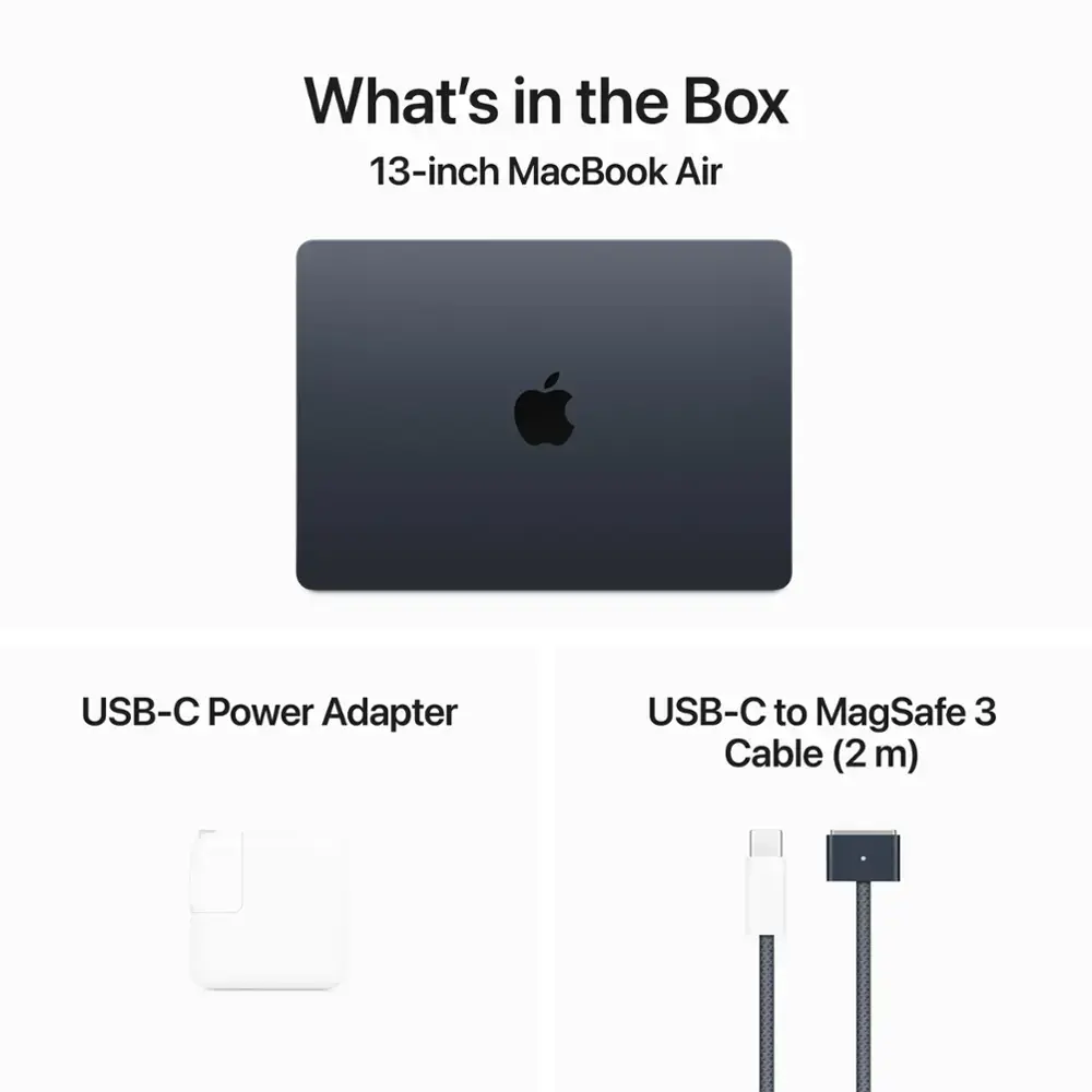Apple MacBook Air 13" Apple M3 chip 16GB RAM 256GB SSD Midnight MC8K4LL/A 2024 - Image 4