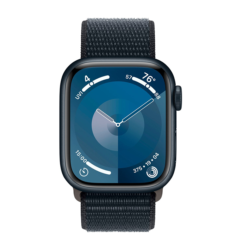 Apple Watch Series 9 41mm Midnight Case w/ Midnight Sport Loop MR8Y3LL/A 2023 - Image 2