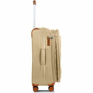 CHAMPS Classic Collection - 3-piece Softside Luggage set - Khaki C5010-KHAKI