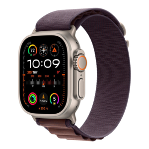 Apple Watch Ultra 2 49mm Cellular Titanium Case w Indigo Alpine Loop S MRER3LL/A