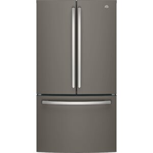 GE 36-inch, 27 cu.ft. Freestanding French 3-Door Refrigerator with Internal Water Dispenser GNE27JMMES