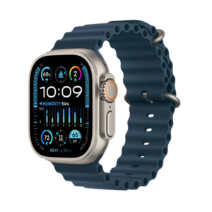 Apple Watch Ultra 2 49mm GPS + Cell Titanium Case w Blue Ocean Band MREG3LW/A