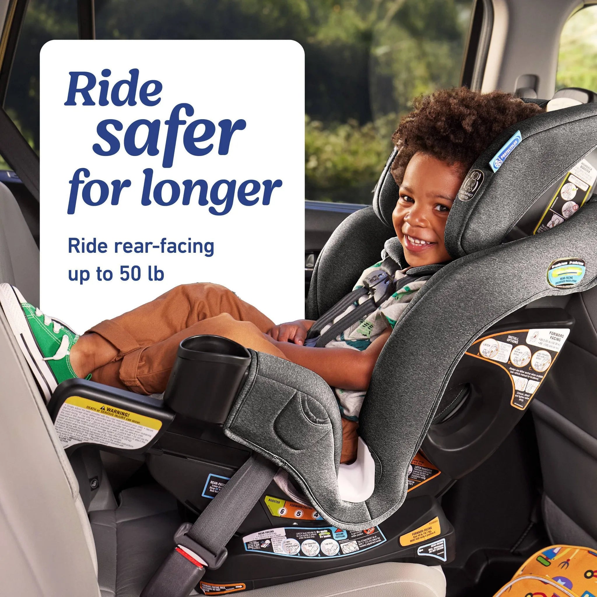 Extend2Fit LX 3-in-1 Convertible Car Seat - Ashten - Image 5