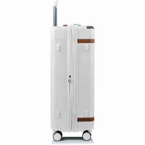 CHAMPS Vintage III Collection - 3-piece Hardside Luggage set - Ivory S1033-IVORY