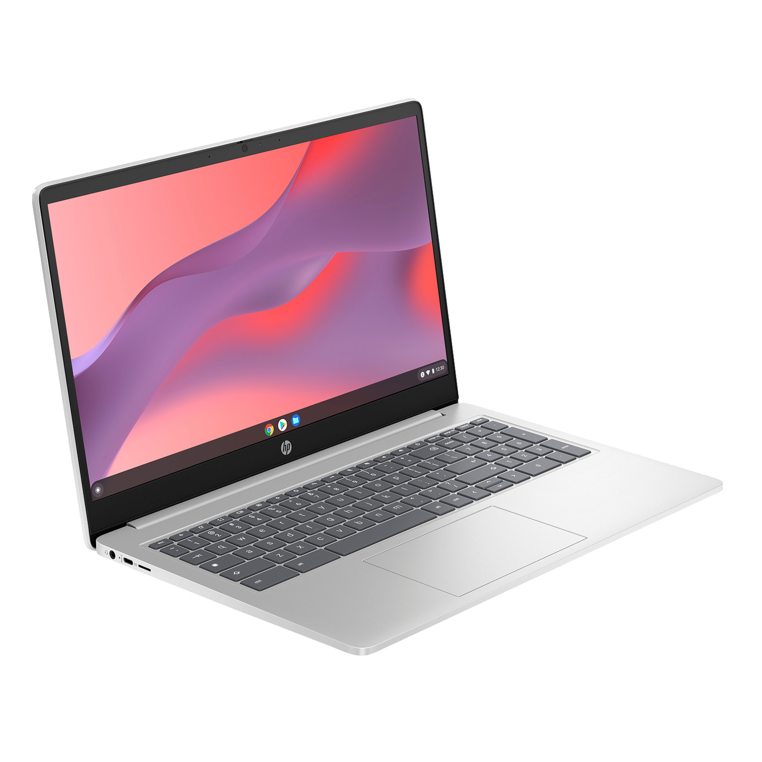 HP Chromebook 15.6" FHD Intel Core i3-N305 8GB 128GB Natural Silver 15A-NB0097NR - Image 2