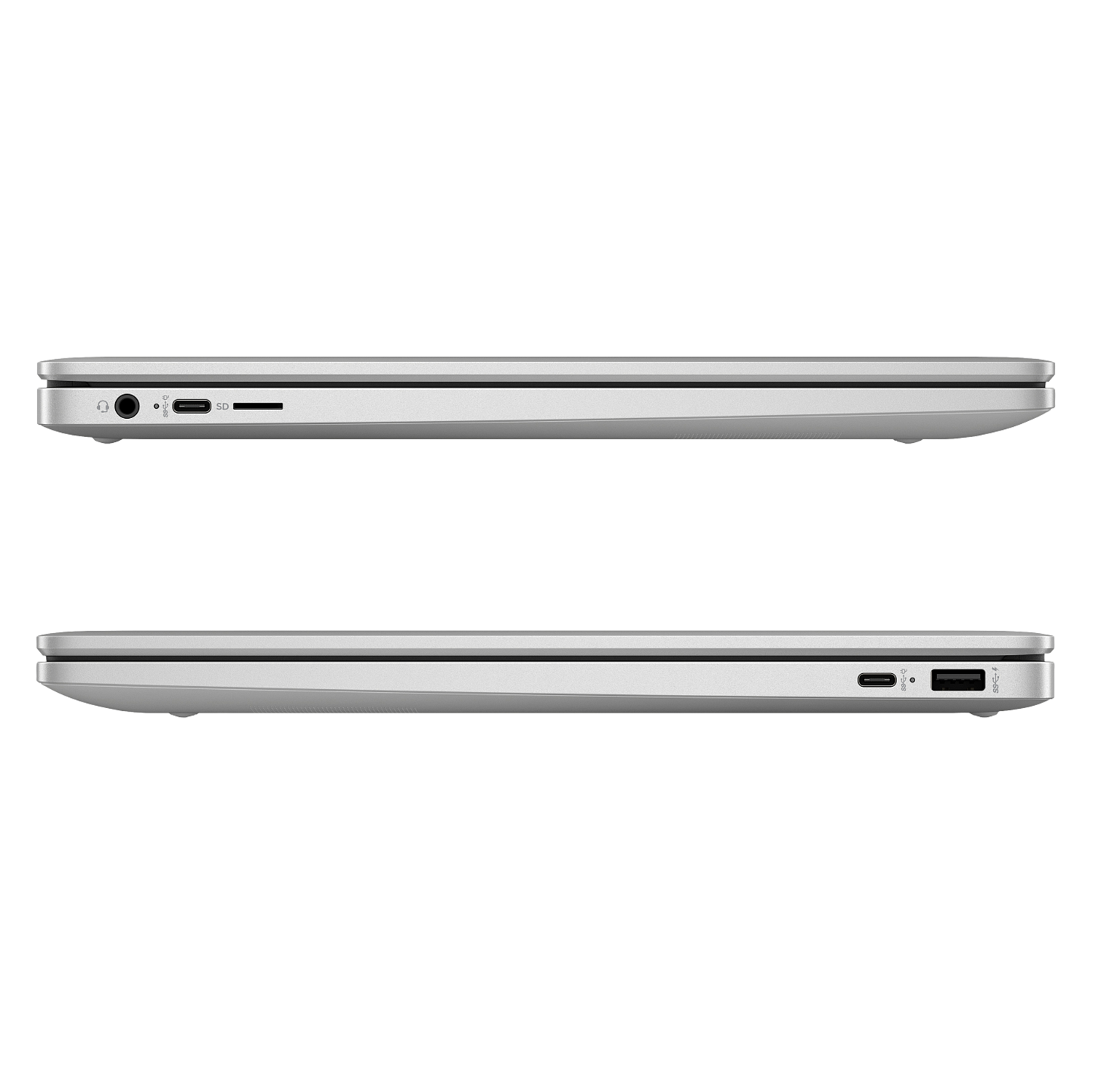 HP Chromebook 15.6" FHD Intel Core i3-N305 8GB 128GB Natural Silver 15A-NB0097NR - Image 4