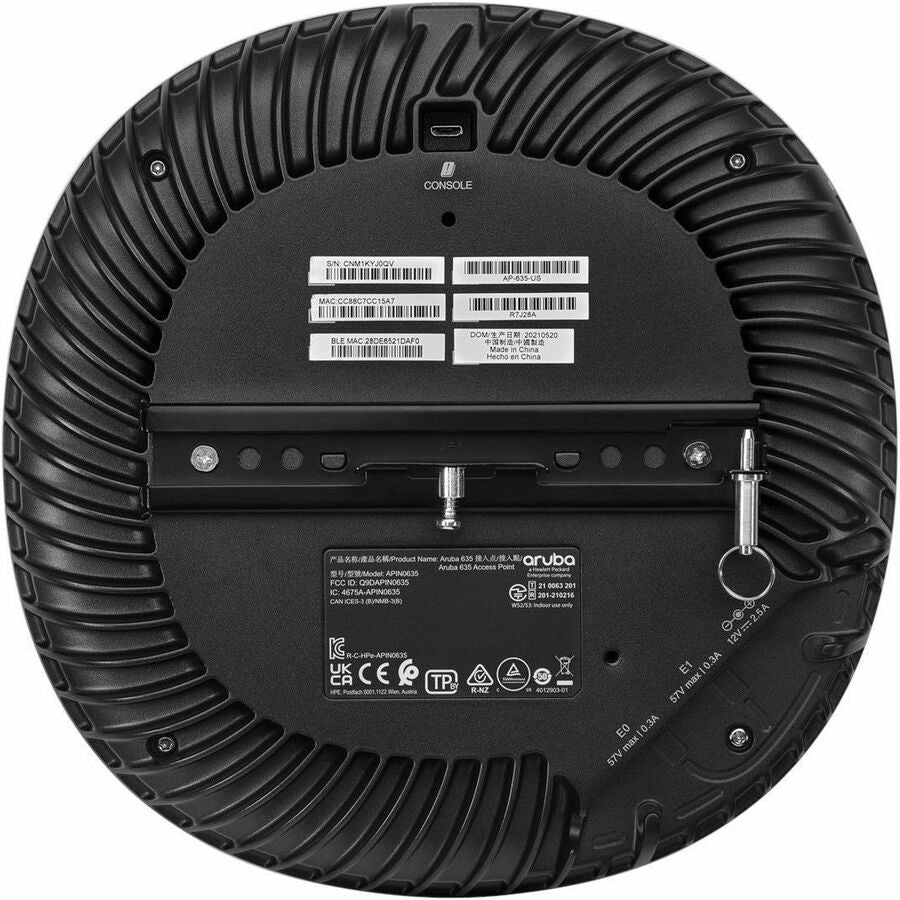 Aruba AP-635 Tri Band Wi-Fi 6E IEEE 802.11 a/b/g/n/ac/ax 3.90 Gbit/s Wireless Access Point - Indoor S3J36A