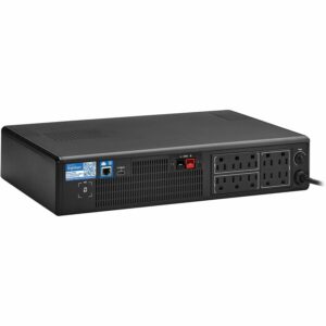 Eaton Tripp Lite Series 1440VA 1050W 120V Line-Interactive Cloud-Connected UPS with Remote Monitoring - 10 NEMA 5-15R Outlets (Surge and Battery Backup), Extended Run, LCD, 5-15P Plug, 2U Rack/Tower SMART1500LCDXNC