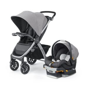 Bravo 3-in-1 Quick-Fold Trio Travel System - Parker