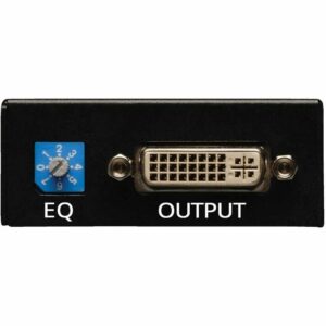 Eaton Tripp Lite Series DVI over Cat5/6 Active Extender, Box-Style Remote Receiver for Video, DVI-I Single Link, Up to 200 ft. (60 m), TAA B140-1A0