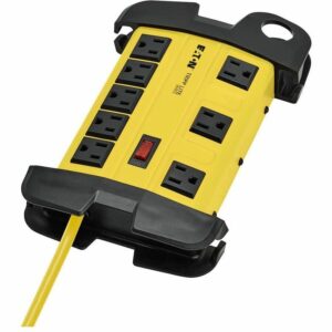Eaton Tripp Lite Series Power It! 8-Outlet Safety Power Strip, 12 ft. (3.66 m) Cord with GFCI Plug TLM812GF