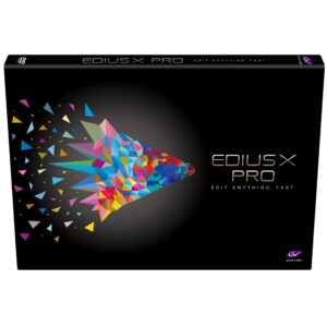 EDIUS X Pro Video Editing Software, Home Edition, Download Only