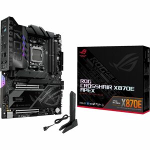 Asus ROG Crosshair X870E Apex Gaming Desktop Motherboard - AMD X870E Chipset - Socket AM5 - ATX ROG CROSSHAIR X870E APEX