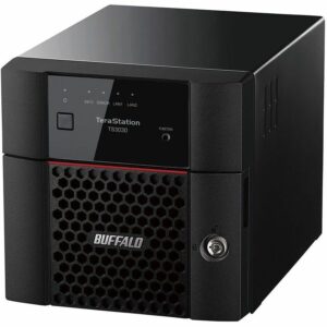 BUFFALO TeraStation 3230DN 2-Bay Secure SMB Desktop NAS 4TB (2x2TB) with Hard Drives Included TS3230DN0402