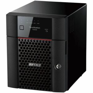 BUFFALO TeraStation 3430DN 4-Bay Secure SMB Desktop NAS 32TB (4x8TB) with Hard Drives Included TS3430DN3204