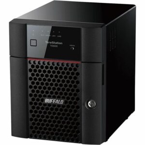 BUFFALO TeraStation 3430DN 4-Bay Secure SMB Desktop NAS 8TB (2x4TB) with Hard Drives Included TS3430DN0802