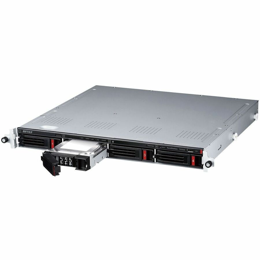 BUFFALO TeraStation 3430RN 4-Bay Secure SMB Rackmount NAS 32TB (4x8TB) with Hard Drives Included TS3430RN3204 - Image 2