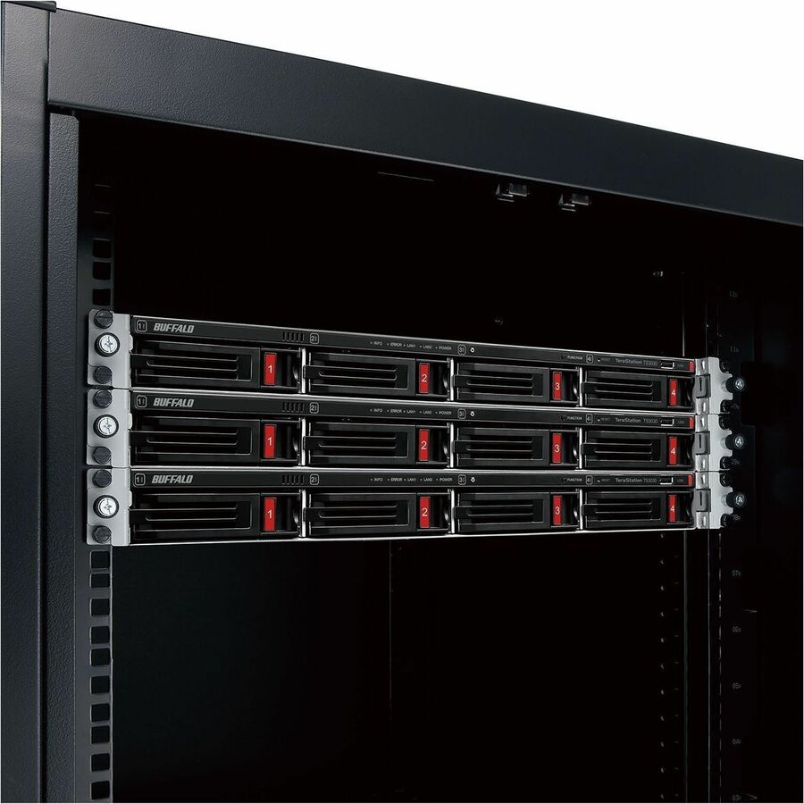 BUFFALO TeraStation 3430RN 4-Bay Secure SMB Rackmount NAS 32TB (4x8TB) with Hard Drives Included TS3430RN3204 - Image 4