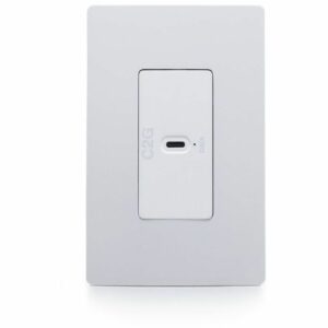 C2G Superbooster 1-Port USB over Cat6a Wall Plate to Box Extender Kit - USB 3.2 Gen1 (5Gbps) C2G54267