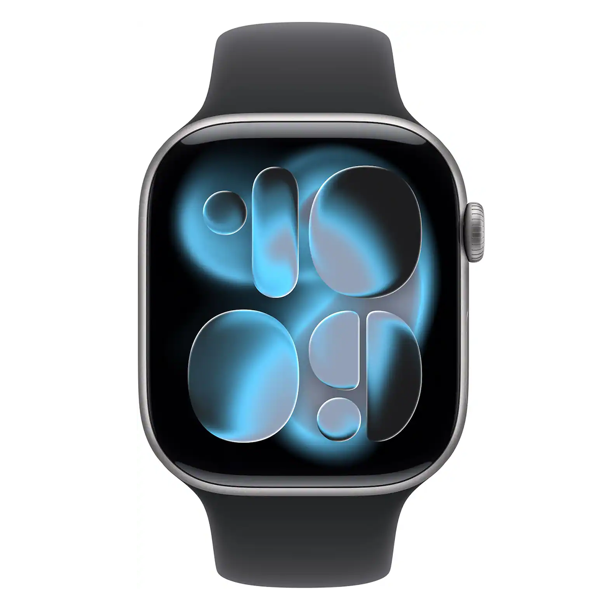 Apple Watch Series 11 46mm GPS Cell Space Gray Case w Black Sport Band MFCA4LW/A - Image 2