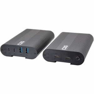 C2G Superbooster 2X4 USB Over Cat6a Extender Switch USB 3.2 GEN1 (5Gbps) C2G54262